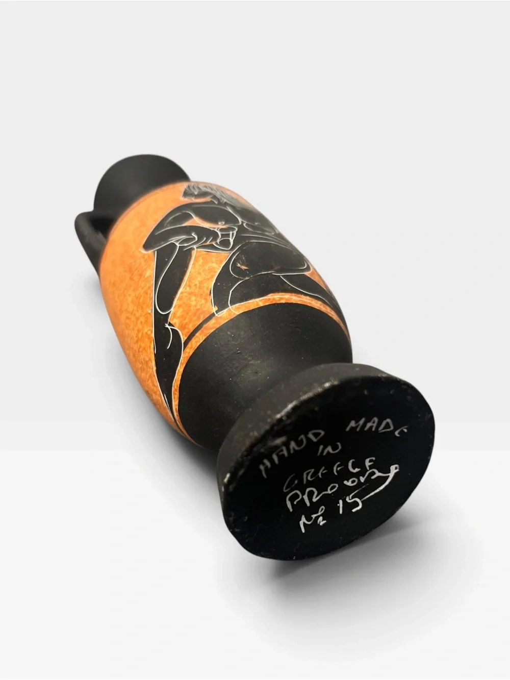 Grecian Vase Ceramic Terracotta Greece Decor Greek Pitcher Pot Greece Folk Art